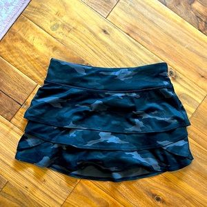 Athleta girls camo lux swing skort